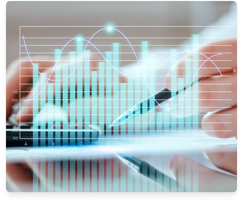 Gráficos financieros y análisis de datos